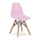 Image 2 for Дитячий стільчик Leobert Zubi зі спинкою рожевий
