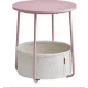 Image 2 for Журнальний столик Leobert Sharp з кошиком рожевий