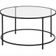 Image 2 for Журнальний столик Leobert Oskar круглий з скляною стільницею