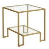 Журнальний столик Leobert Santorini в стилі Loft золотистий