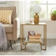 Image 3 for Журнальний столик Leobert Santorini в стилі Loft золотистий