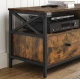 Image 7 for Тумба під телевізор Leobert Kamila в стилі Loft з 2 шухлядами