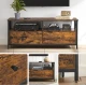 Image 8 for Тумба під телевізор Leobert Kamila в стилі Loft з 2 шухлядами