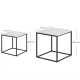 Image 4 for Комплект журнальных столиков Leobert Nika квадратный белый