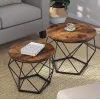 Комплект журнальних столиків Leobert Watson 2 шт в стилі Loft