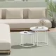 Image 4 for Комплект журнальних столиків Leobert Oreo круглі білий