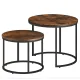 Image 2 for Комплект журнальних столиків Leobert Oreo круглі коричневий