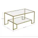 Image 3 for Журнальний столик Leobert Madison в стилі Loft золотистий