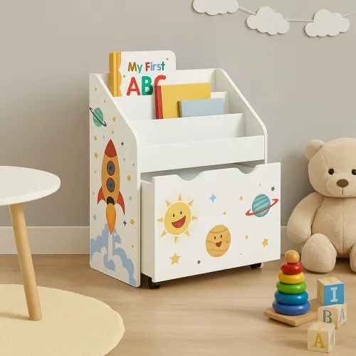 Шкаф-органайзер Leobert Lovely для хранения игрушек РАСПРОДАЖА