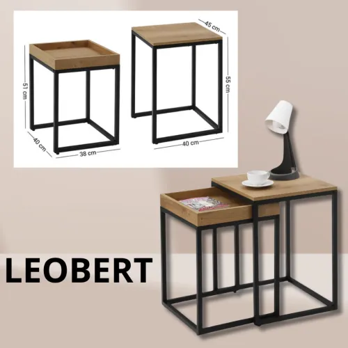 Стильний та компактний журнальний стіл у стилі Loft