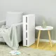 Image 5 for Этажерка на колесах Leobert узкая на 4 ящика, белый