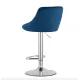 Image 5 for Барний стілець Leobert Kast з спинкою темно-синій