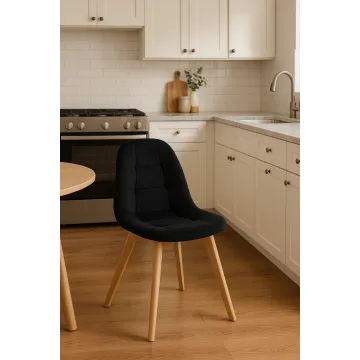 Крісло Leobert Bora оксамитове чорний