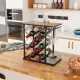 Image 2 for Стеллаж винный Costway Compact Beverage Bar 6 деревянный с держателем для бокалов