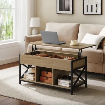 Стіл трансформер Leobert Elias в стилі Loft натуральний