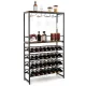 Image 1 for Винный стеллаж Costway Wine Rack 140 в стиле лофт на 4 яруса