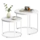 Image 7 for Комплект журнальних столиків Leobert Oreo круглі білий