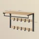 Image 8 for Настенная вешалка Leobert Compact для одежды с полкой в стиле Loft