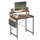 Image 2 for Компьютерный стол Leobert NanoDesk с полочкой для монитора, коричневый