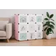 Модульна шафа-органайзер Leobert Kids для дитячих іграшок рожевий