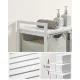 Image 8 for Кошик для білизни Leobert Chariot з трьома відділеннями 3 x 38л білий