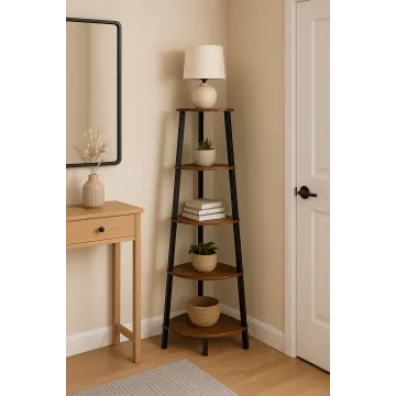Этажерка Leobert Wooden New угловая в стиле Loft