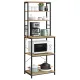 Image 6 for Кухонный стеллаж Leobert Gusto с полками под микроволновку в стиле Loft, натуральный