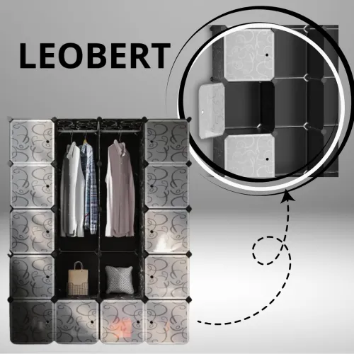 Функціональні модулі з дверцятами та візерунковим принтом