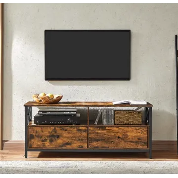 Тумба під телевізор Leobert Kamila в стилі Loft з 2 шухлядами