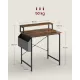 Image 7 for Компьютерный стол Leobert NanoDesk с полочкой для монитора, коричневый