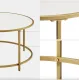 Image 4 for Журнальний столик Leobert Oskar круглий золото