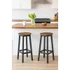 Барный стул Leobert Halmar 2 штуки в стиле Loft коричневый