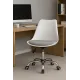 Image 2 for Офісне крісло Leobert Alba біло-сірий