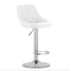Image 2 for Барний стілець Leobert Kast з спинкою білий