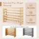 Image 3 for Стеллаж винный Costway Modular Pine деревянный на 60 бутылок