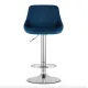 Image 4 for Барний стілець Leobert Kast з спинкою темно-синій
