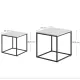 Image 5 for Комплект журнальних столиків Leobert Nika квадратні мармур
