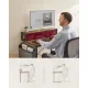 Image 5 for Компьютерный стол Leobert NanoDesk с полочкой для монитора, коричневый
