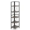 Стеллаж угловой Costway SpaceSaver Tower 160 на 5 полок Loft