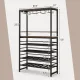 Image 7 for Винный стеллаж Costway Wine Rack 140 в стиле лофт на 4 яруса