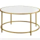 Image 2 for Журнальний столик Leobert Oskar круглий золото