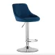 Image 2 for Барний стілець Leobert Kast з спинкою темно-синій