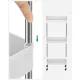 Image 5 for Етажерка на колесах Leobert ModuStep вузька на 3 яруси, білий