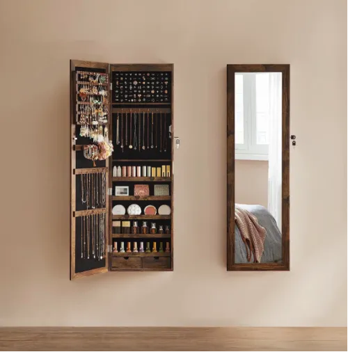 Дзеркало-шафа Leobert Kors з підсвіткою в стилі Loft коричневий